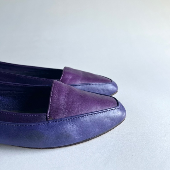 Enzo Angiolini Purple Genuine Leather Flats size 7.5 - Picture 13 of 13